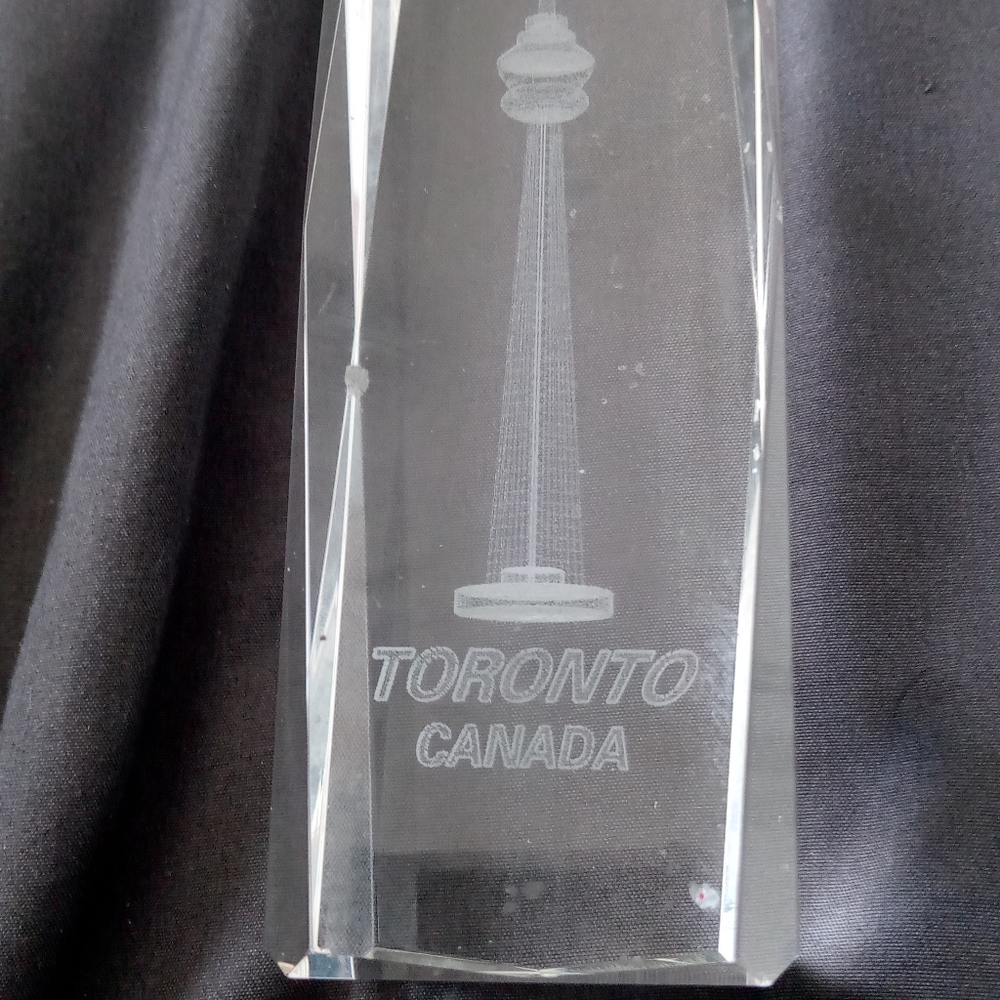 Crystal Toronto CN Tower Sculpture